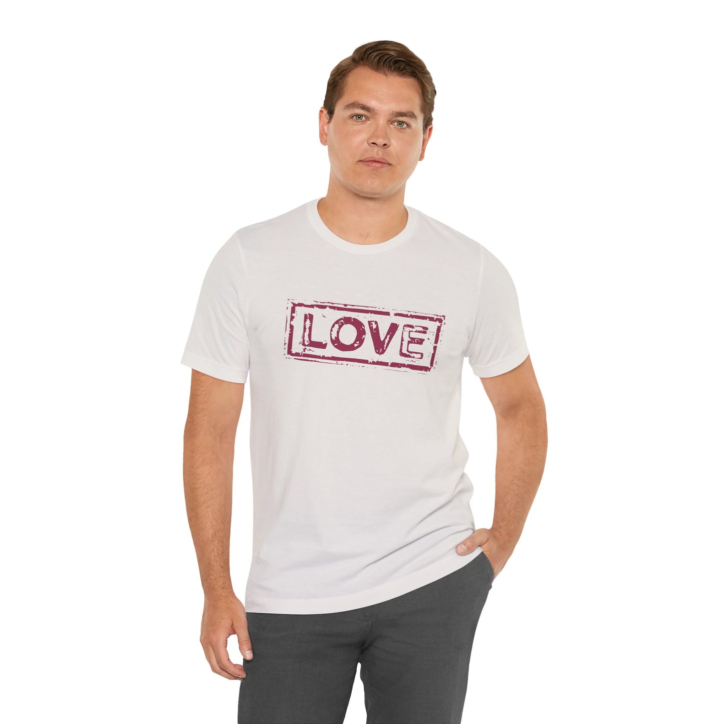 Love T-Shirt - Vintage Distressed Heart Graphic Tee