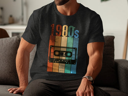 Retro 1980s Cassette Tape Graphic T-shirt