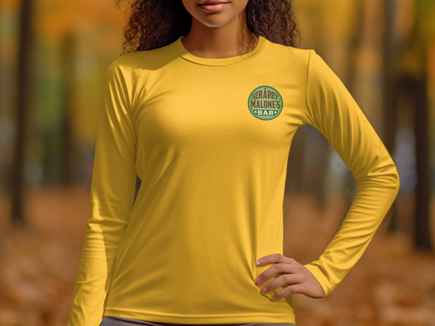 Scrappy Malone's Bar, Irish Pub, Shamrock, Round, Green, Vintage T-Shirt - Scrappy Malone's Bar 100-Proof Humor - Cloud 16 Clothing Co.