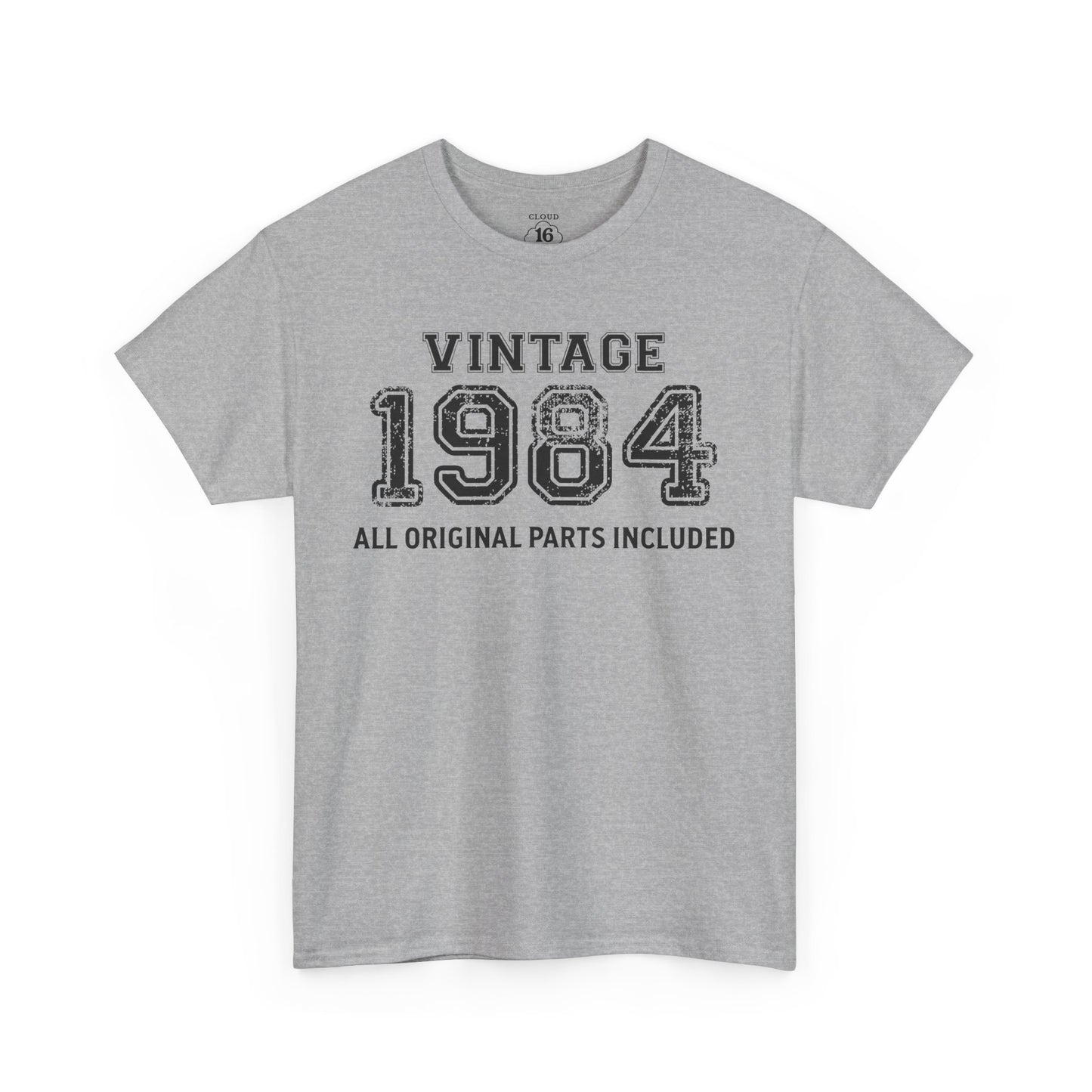 Vintage 1984 Retro T-Shirt - Premium Unisex Cotton Tee