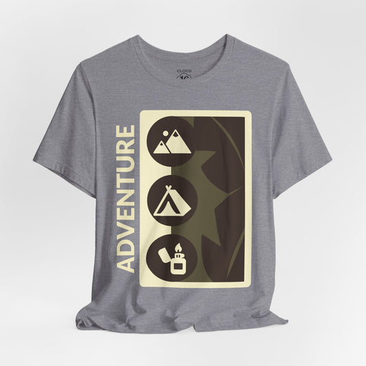 Adventure Camping T-Shirt - Unisex Outdoor Hiking Tee for Nature Lovers