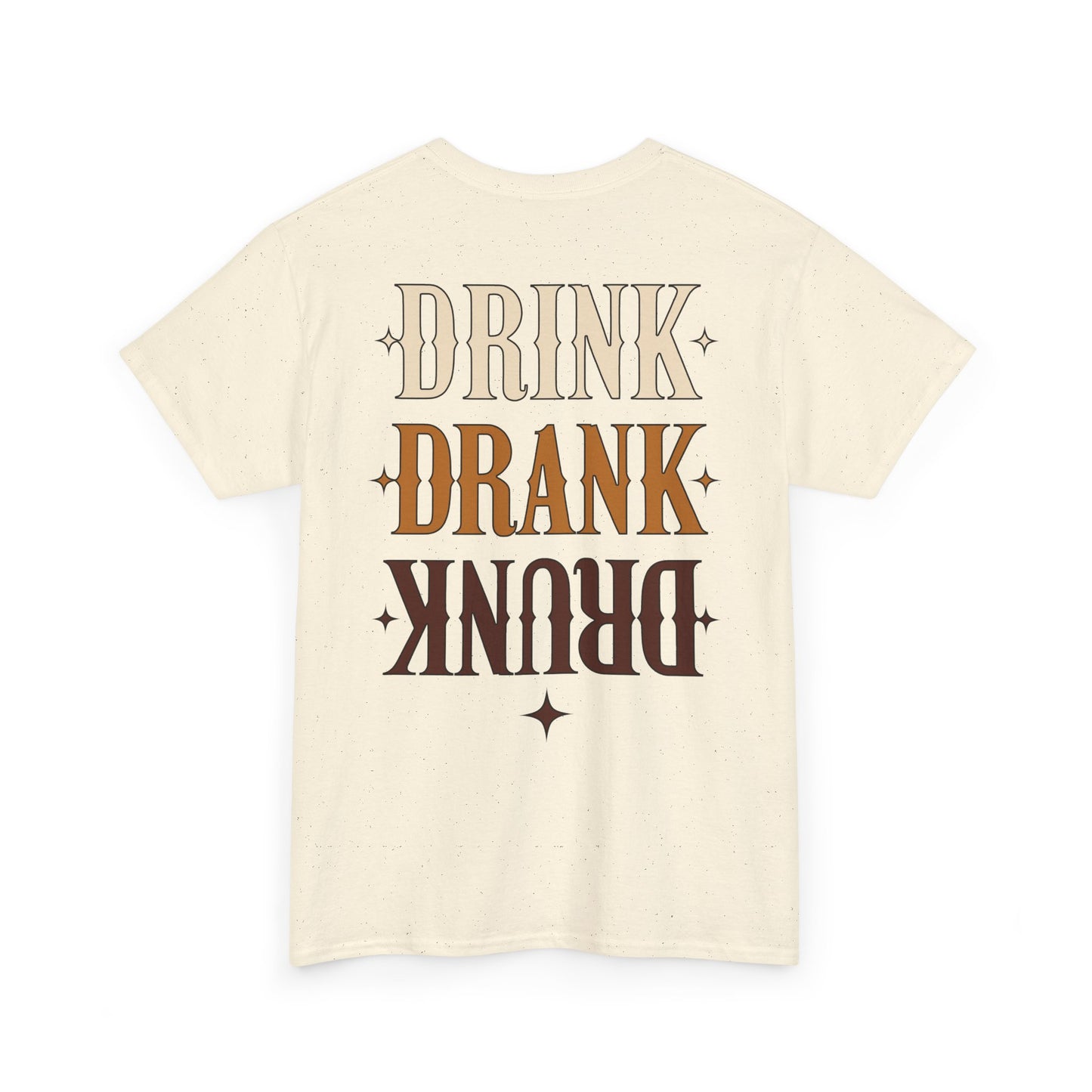 Scrappy Malone's Relaxed Fit 'Drink Drank Drunk' Funny T-Shirt - Unisex Cotton Tee