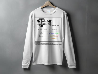 Table Talk Match Card Long Sleeve Shirt