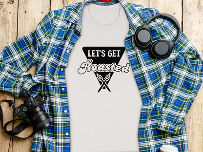 Let's Get Roasted Marshmallow Roasting Sticks T-Shirt T-Shirt - Outdoor & Adventure Collection - Mile Marker 16 Gear by Cloud 16 Clothing Co.