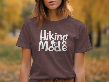 Hiking Mode Funny Outdoor Adventure Hiker Nature T-Shirt T-Shirt - Outdoor & Adventure Collection - Mile Marker 16 Gear by Cloud 16 Clothing Co.