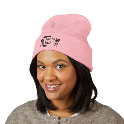 Table Talk Logo Embroidered Cuffed Beanie