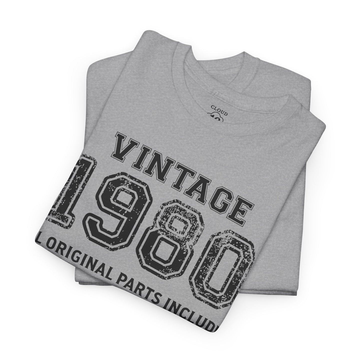 Vintage 1980 Retro T-Shirt - Premium Unisex Cotton Tee