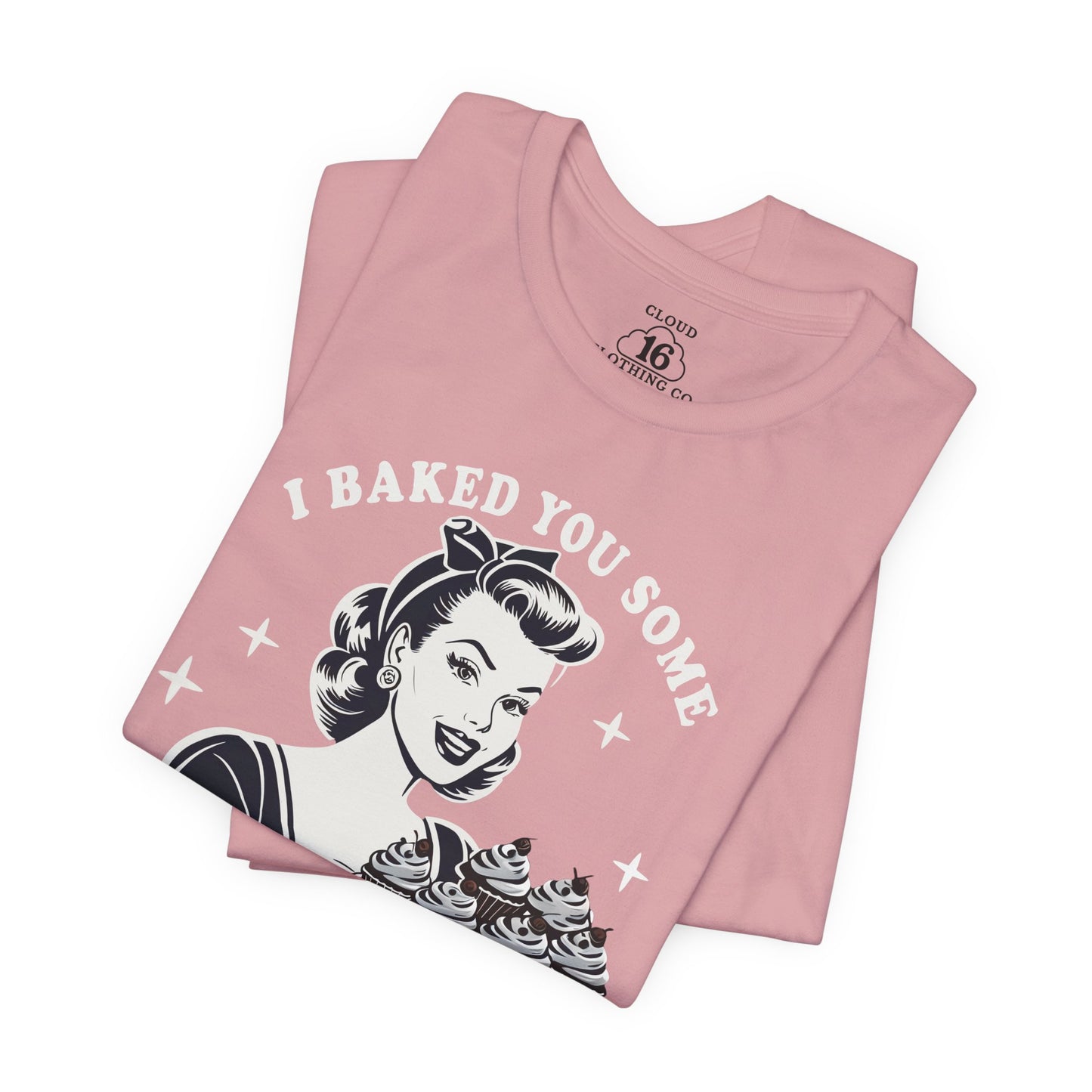 Retro Baking Humor T-Shirt - Funny Kitchen Gift for Bakers & Cooking Enthusiasts