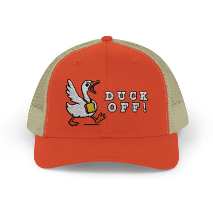 Duck Snapback Trucker Hat - Funny Wildlife Cap for Outdoor Enthusiasts