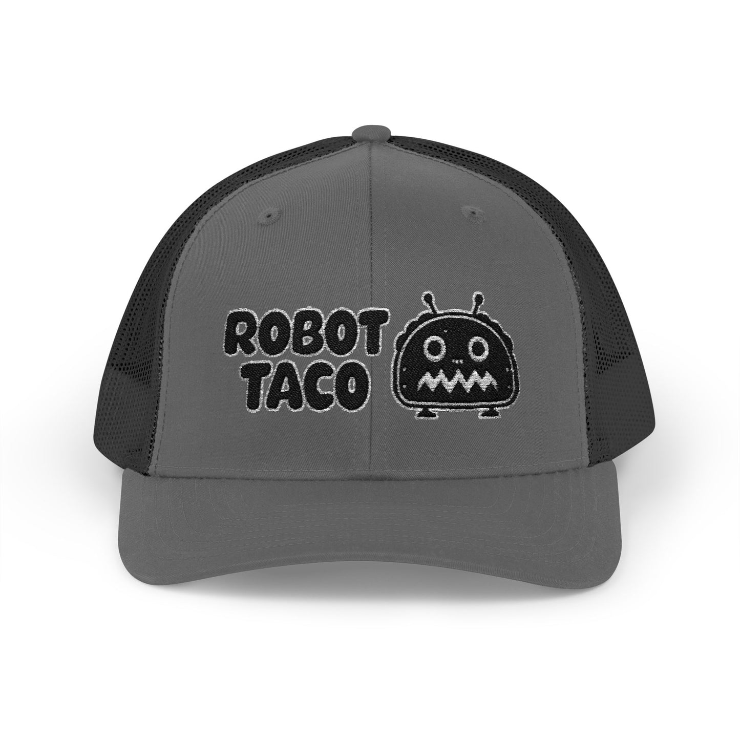 Robot Taco Snapback Trucker Cap - Fun Mesh Hat for Taco Lovers