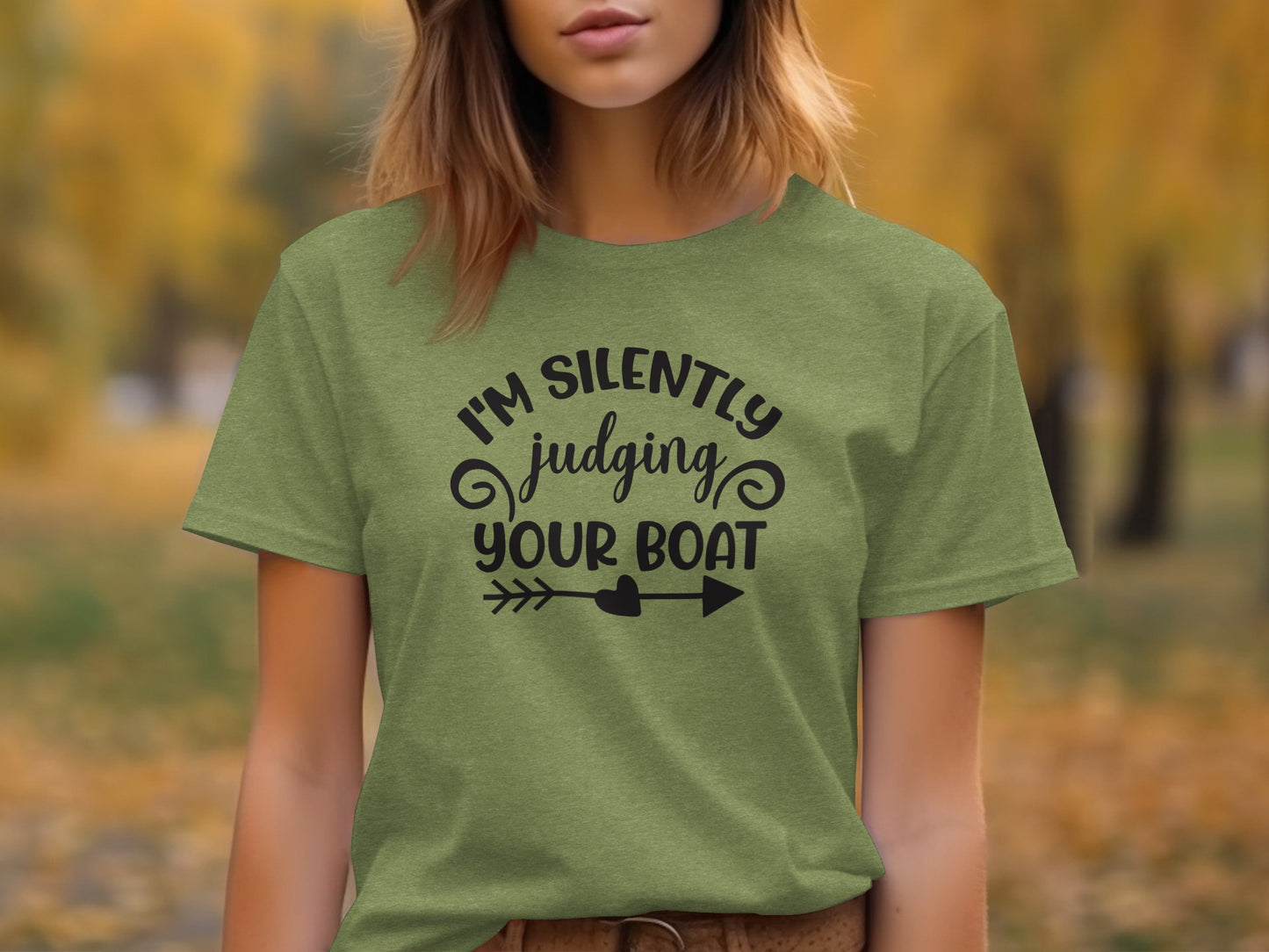 I'm Silently Judging Your Boat Arrow Design Funny T-Shirt T-Shirt - Outdoor & Adventure Collection - Mile Marker 16 Gear by Cloud 16 Clothing Co.