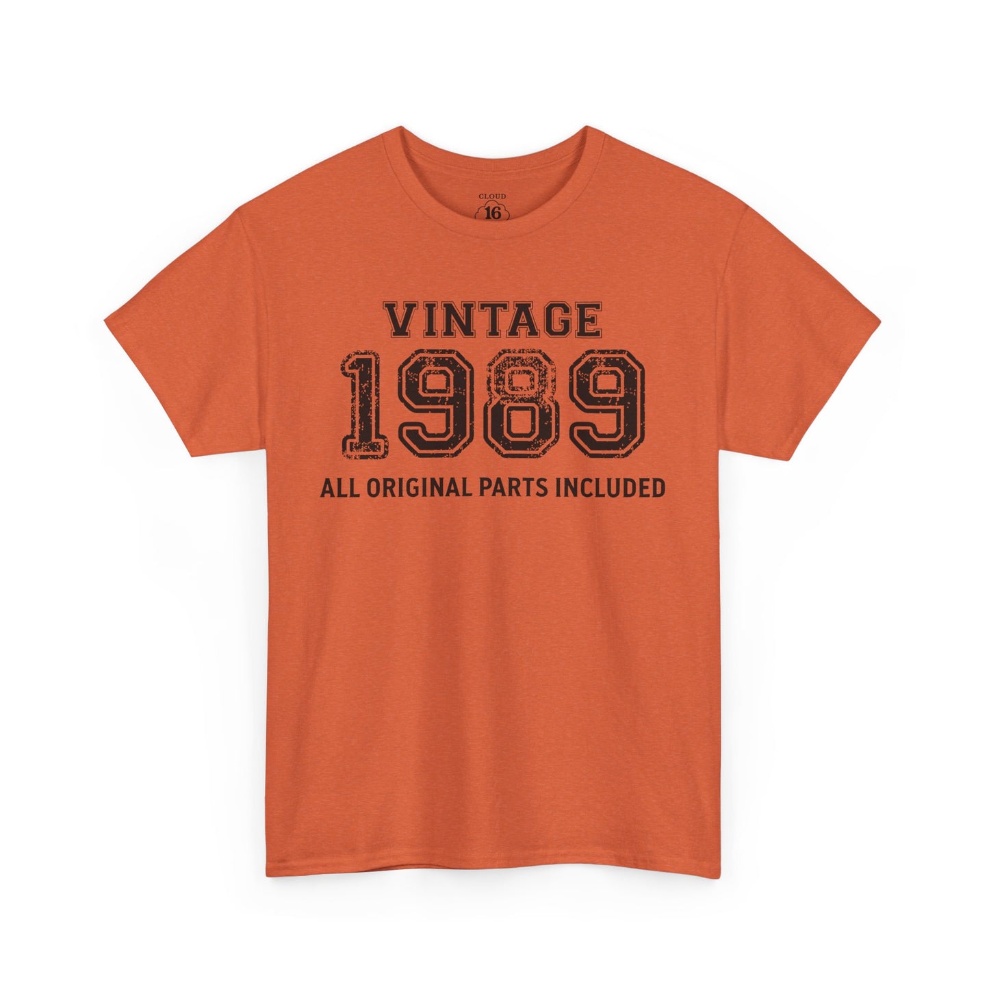 Vintage 1989 Retro T-Shirt - Premium Unisex Cotton Tee