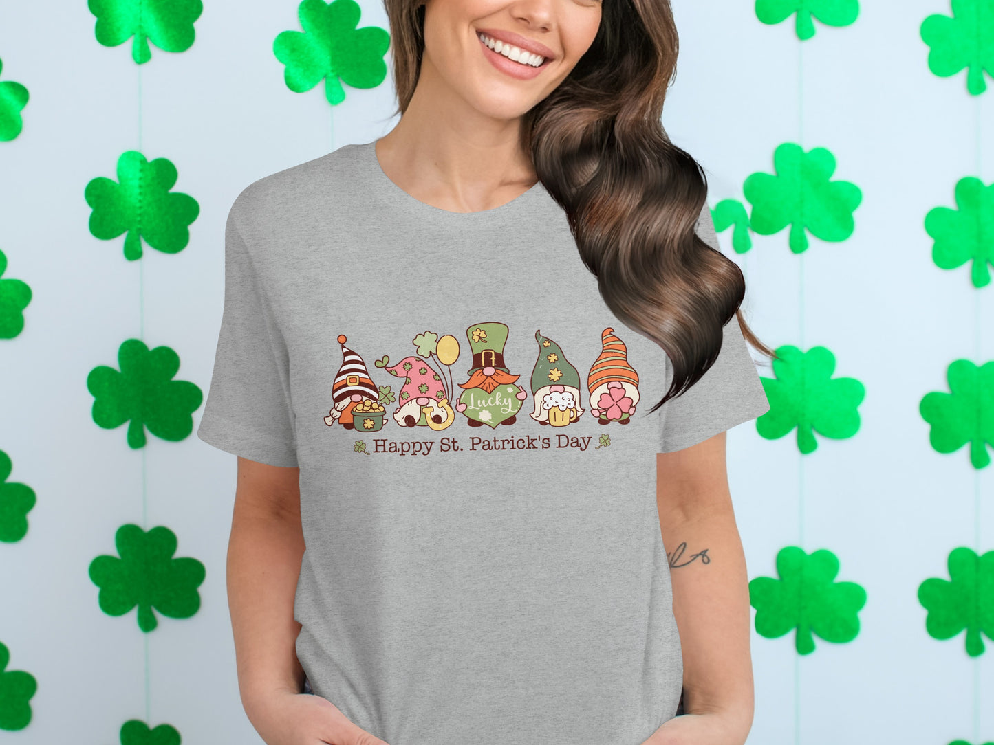 Happy St. Patrick's Day Gnome Themed Shirt Product