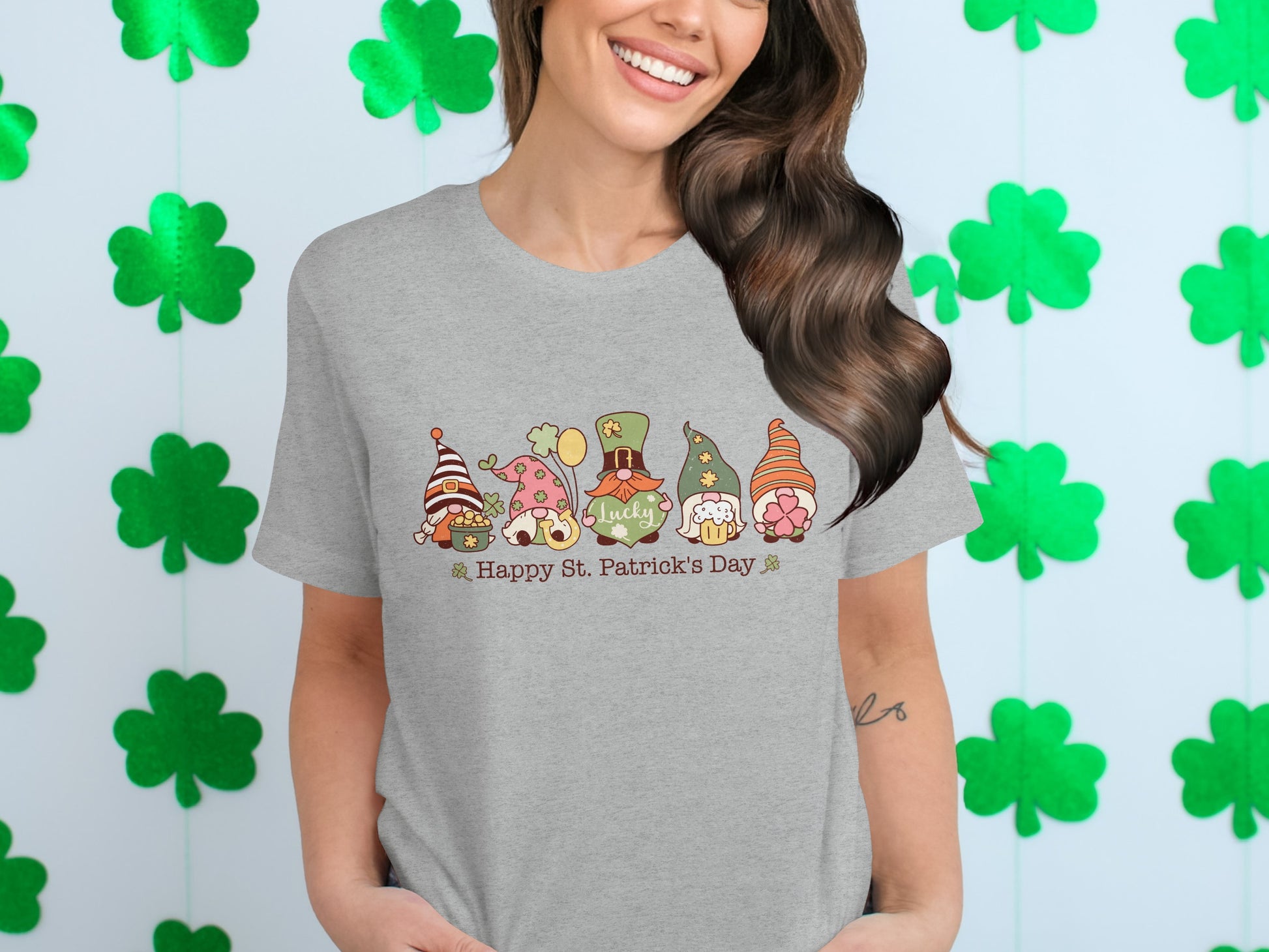 Happy St. Patrick's Day Gnome Themed Shirt Product