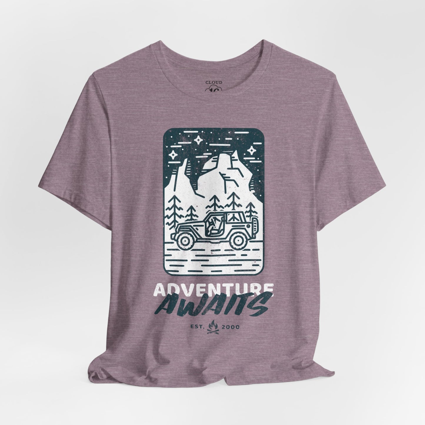 Adventure Awaits Unisex T-Shirt - Premium Outdoor Travel Tee for Explorers