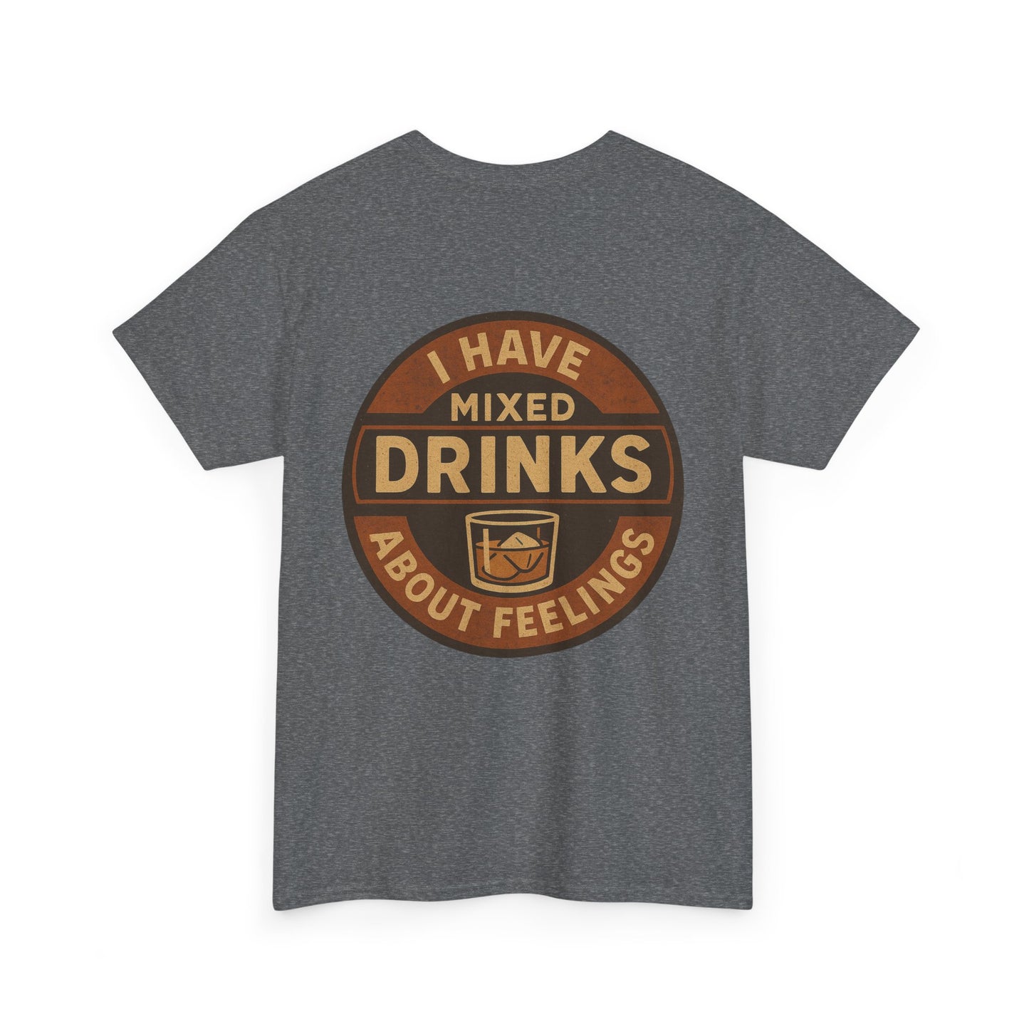 Scrappy Malone's Bar - Mixed Drinks & Feelings Unisex T-Shirt - Funny Bar Humor Tee