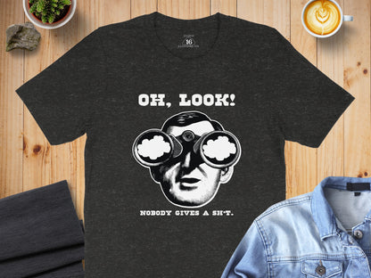 OH LOOK Nobody Gives A Shirt Drawing T-Shirt