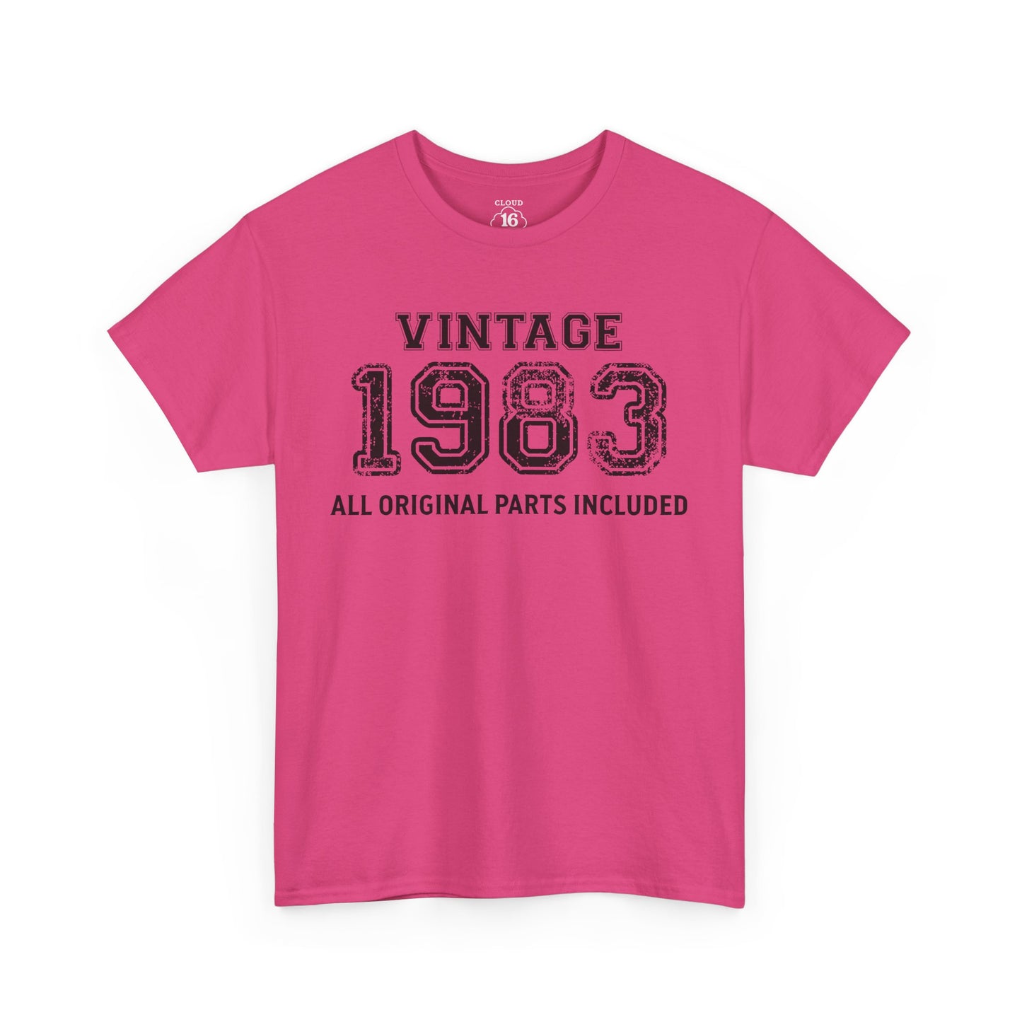 Vintage 1983 Retro T-Shirt - Premium Unisex Cotton Tee