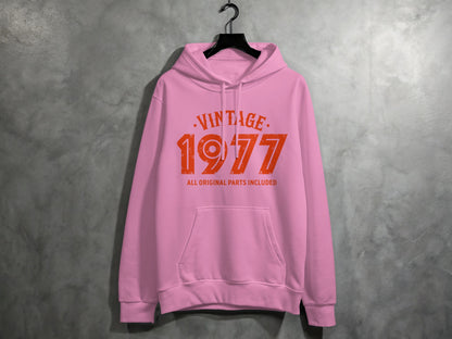 Vintage 1977 All Original Parts Included Hoodie