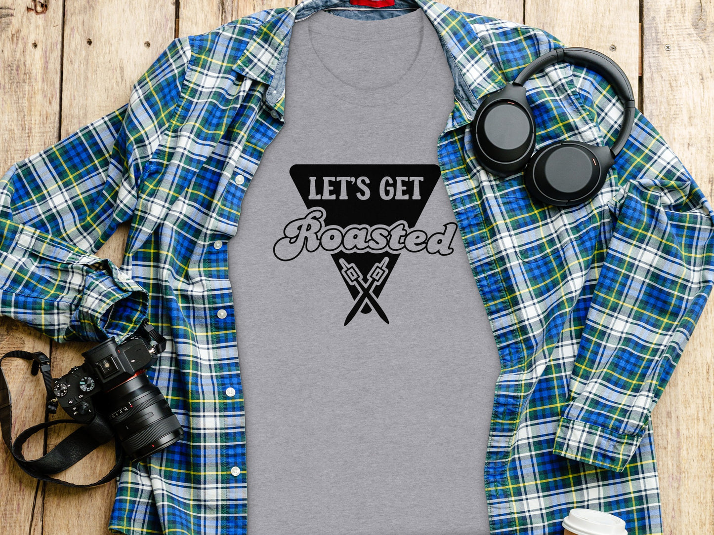 Let's Get Roasted Marshmallow Roasting Sticks T-Shirt T-Shirt - Outdoor & Adventure Collection - Mile Marker 16 Gear by Cloud 16 Clothing Co.