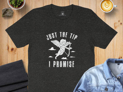 Just The Tip I Promise Funny Graphic T-shirt
