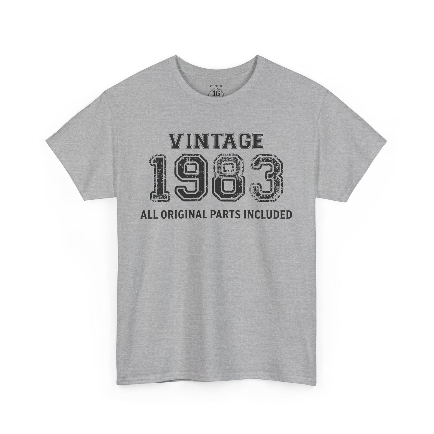 Vintage 1983 Retro T-Shirt - Premium Unisex Cotton Tee