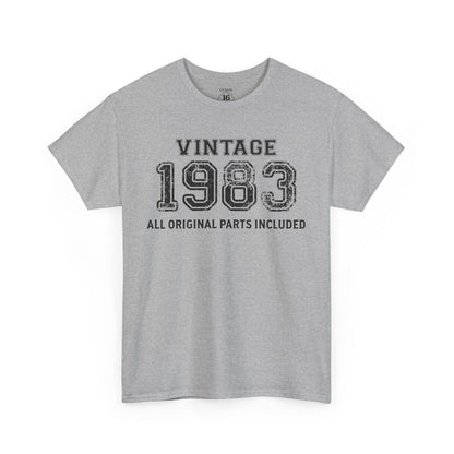 Vintage 1983 Retro T-Shirt - Premium Unisex Cotton Tee