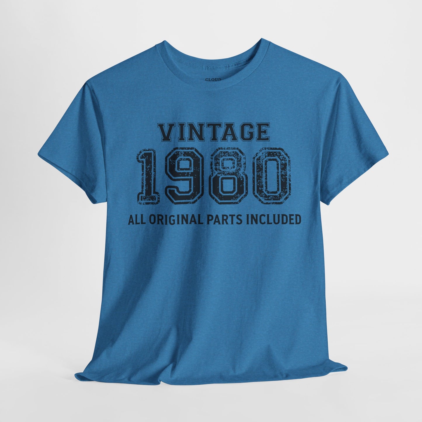Vintage 1980 Retro T-Shirt - Premium Unisex Cotton Tee