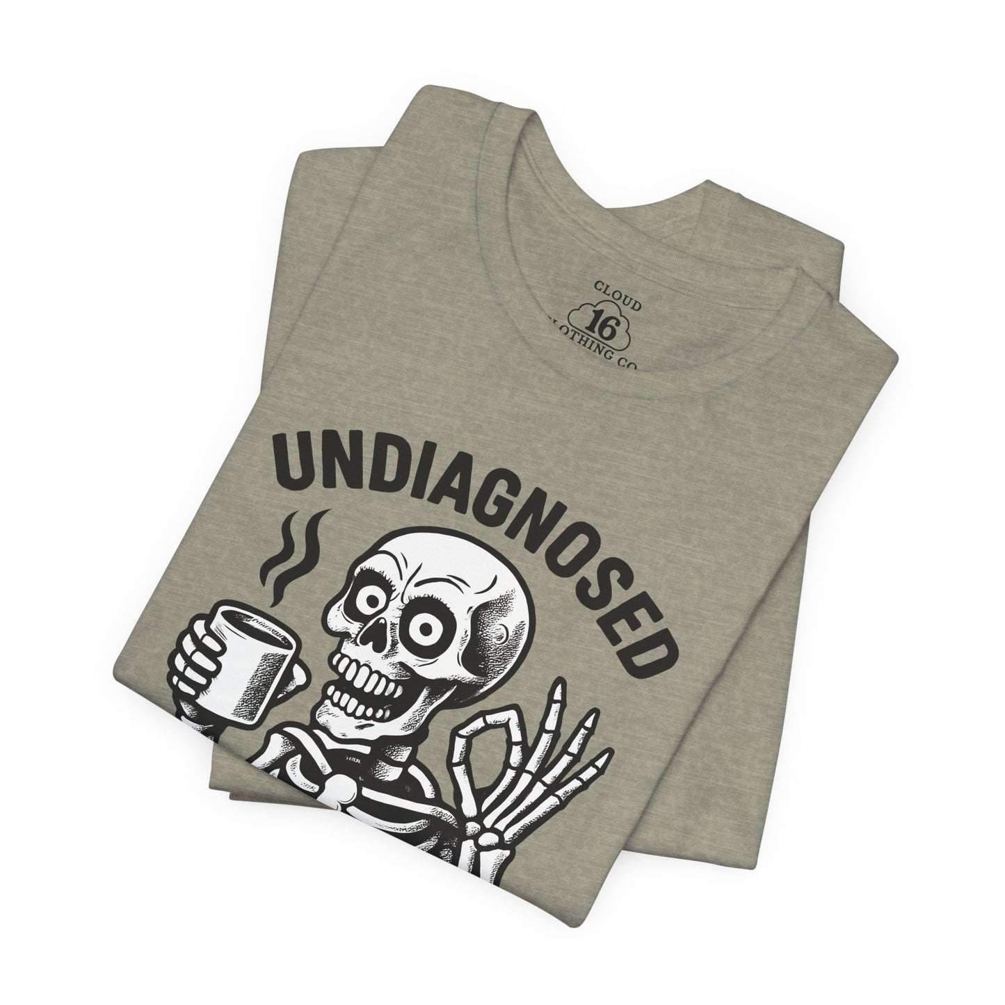 Undiagnosed Skeleton Tee - Funny Medical Humor Halloween Shirt