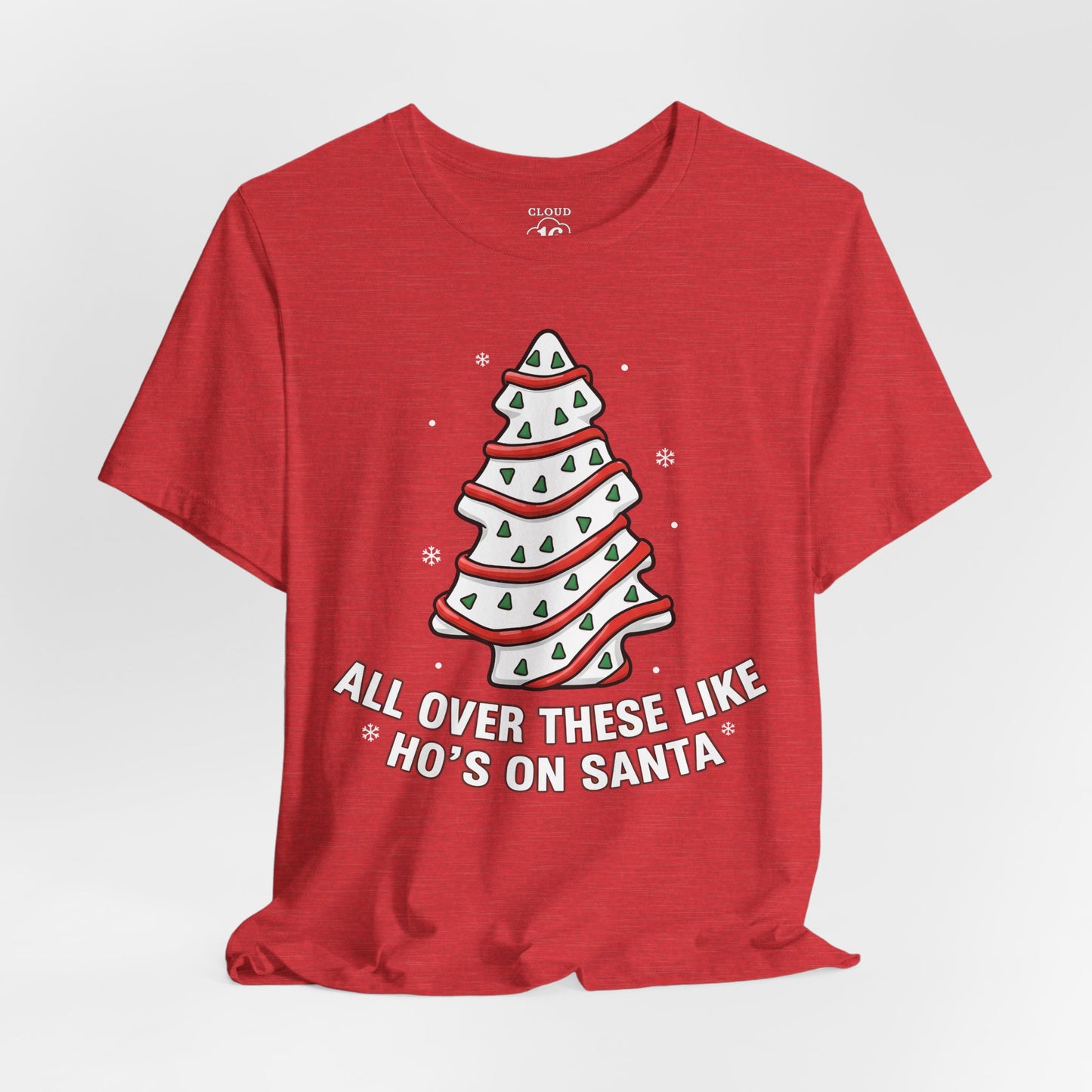 Christmas Tree Cake Unisex T-Shirt - Festive Holiday Tee