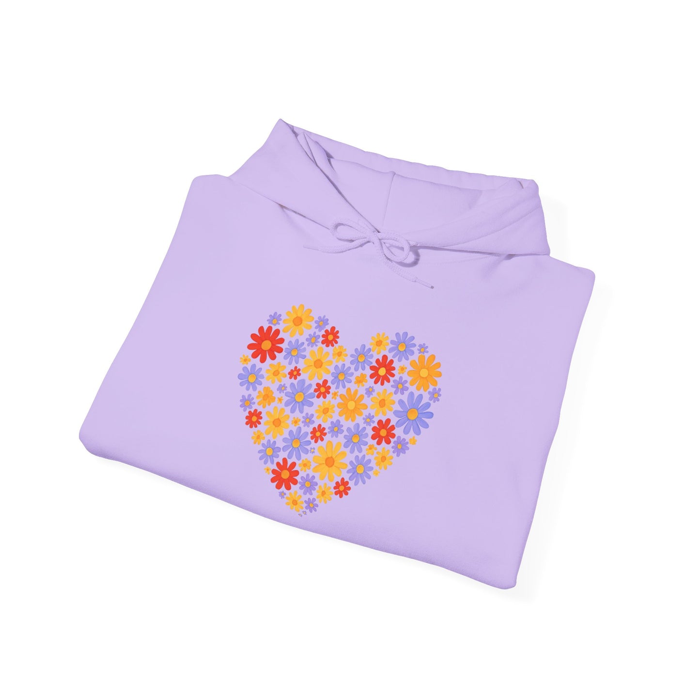 Floral Heart Hoodie - Female Cozy Hoodie | Perfect Gift for Any Occasion