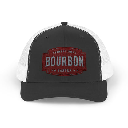 Premium Bourbon Lover Snapback Hat - Embroidered Trucker Cap for Men