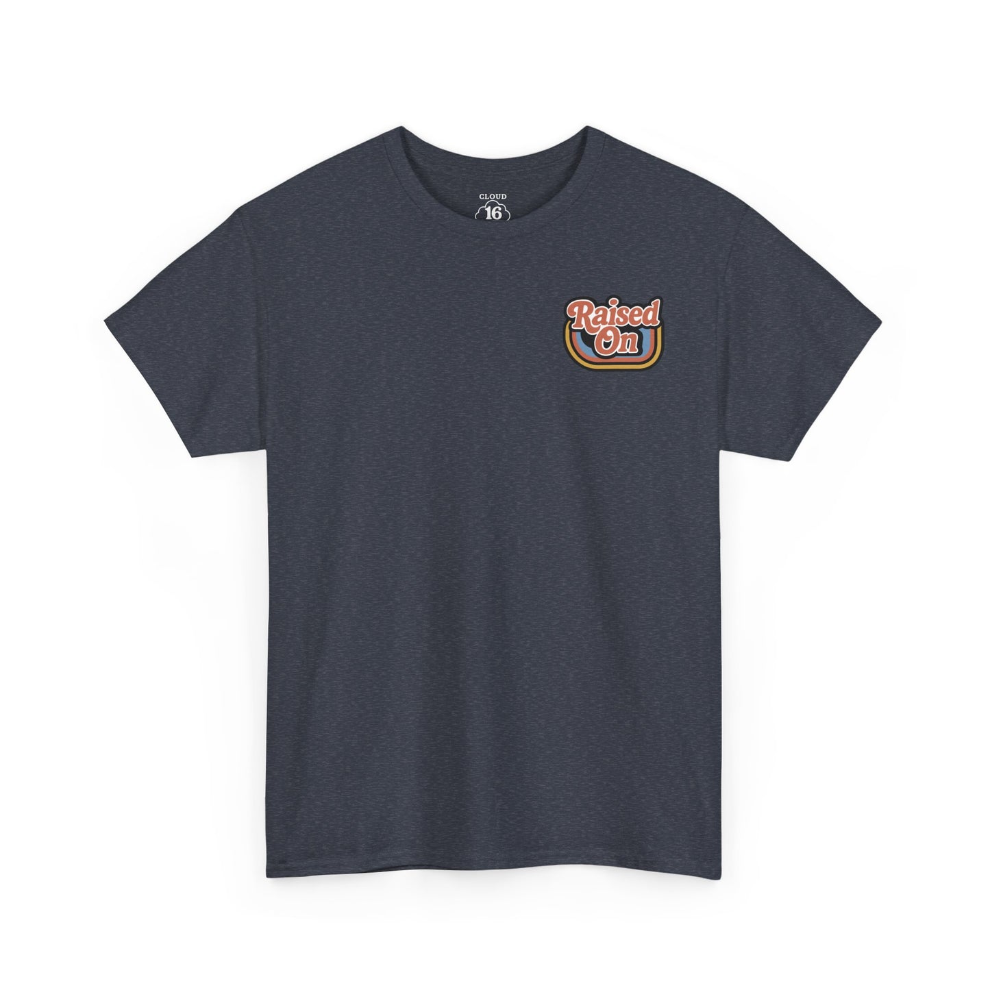 Retro Music Vibe Heavy Cotton Tee - Vintage Radio Shirt for Music Lovers