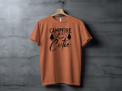 Campfire Cutie Tent Arrowheads Stars T-Shirt T-Shirt - Outdoor & Adventure Collection - Mile Marker 16 Gear by Cloud 16 Clothing Co.