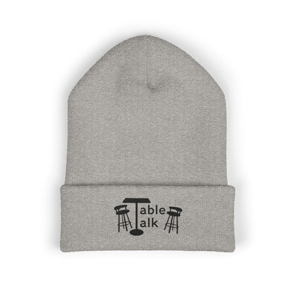 Table Talk Logo Embroidered Cuffed Beanie