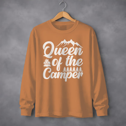 Queen of the Camper Long Sleeve Shirt for Campers