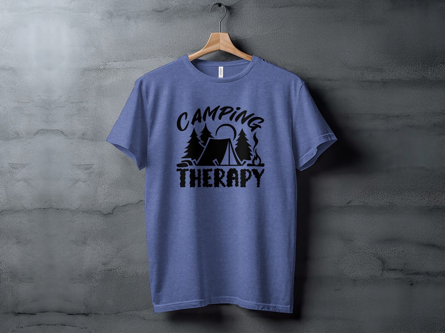 Camping Therapy Nature Adventure Outdoor Camping T-Shirt T-Shirt - Outdoor & Adventure Collection - Mile Marker 16 Gear by Cloud 16 Clothing Co.