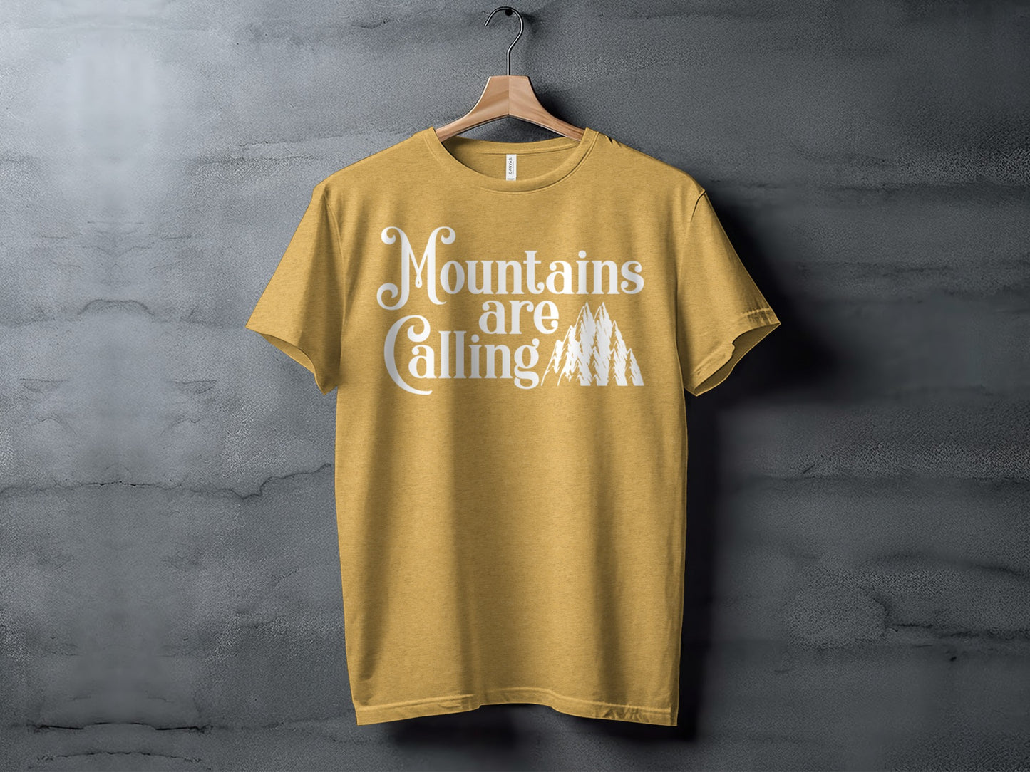 Mountains Are Calling And I Must Go Graphic Design T-Shirt T-Shirt - Outdoor & Adventure Collection - Mile Marker 16 Gear by Cloud 16 Clothing Co.