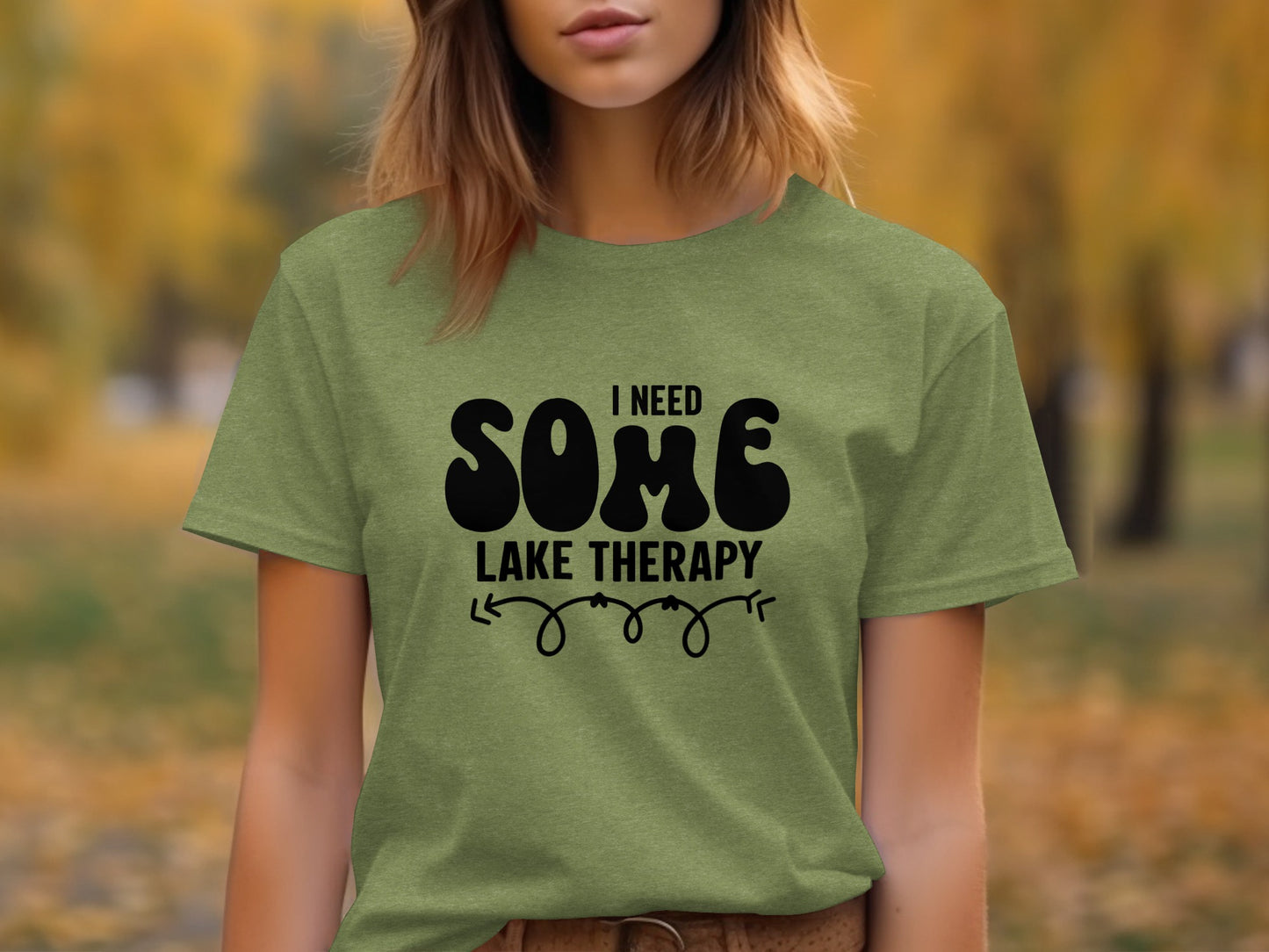 I Need Some Lake Therapy Funny Summer Vacation T-Shirt T-Shirt - Outdoor & Adventure Collection - Mile Marker 16 Gear by Cloud 16 Clothing Co.
