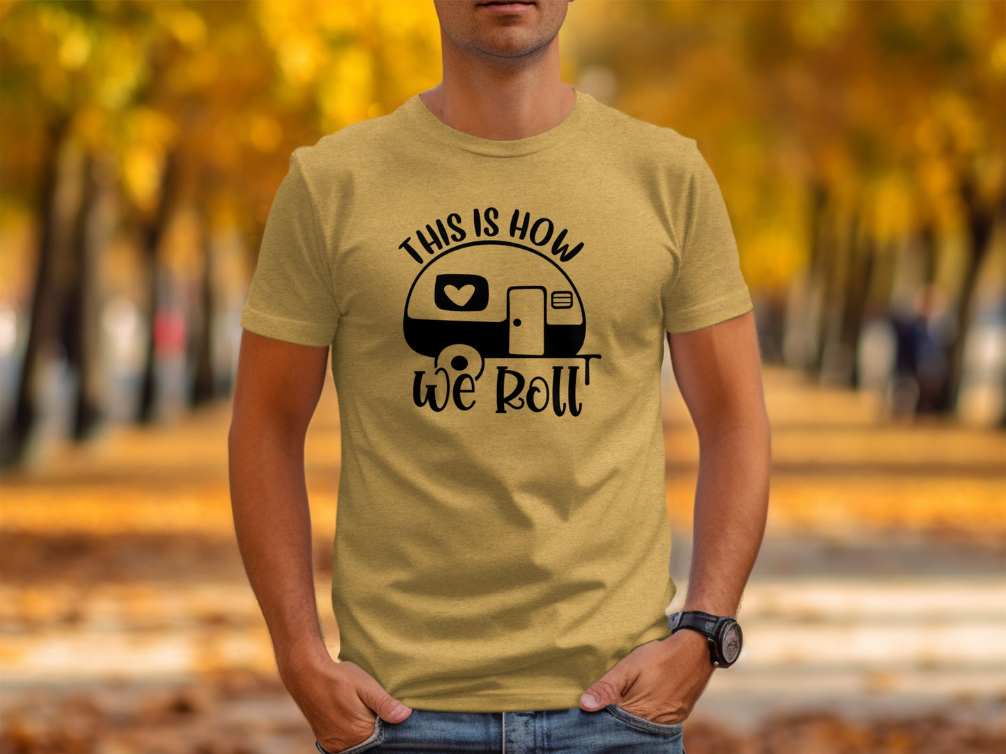This is How We Roll Camper Graphic For Adventurers T-Shirt T-Shirt - Outdoor & Adventure Collection - Mile Marker 16 Gear by Cloud 16 Clothing Co.