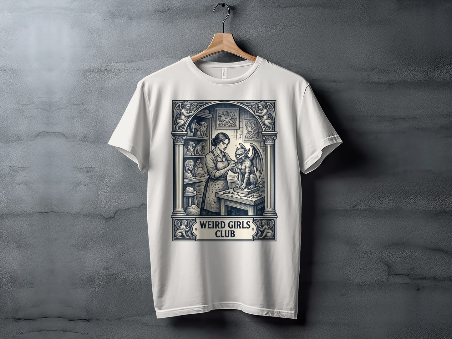 Gothic Artisan 'Weird Girls Club' T-Shirt - Black Label Series