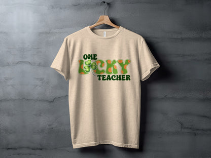 One Lucky Teacher Graphic Tee St. Patrick's Day
