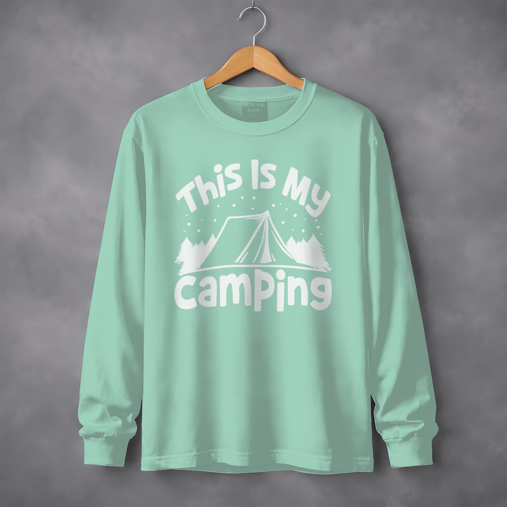 This Is My Camping Long Sleeve Shirt for Outdoor Fans