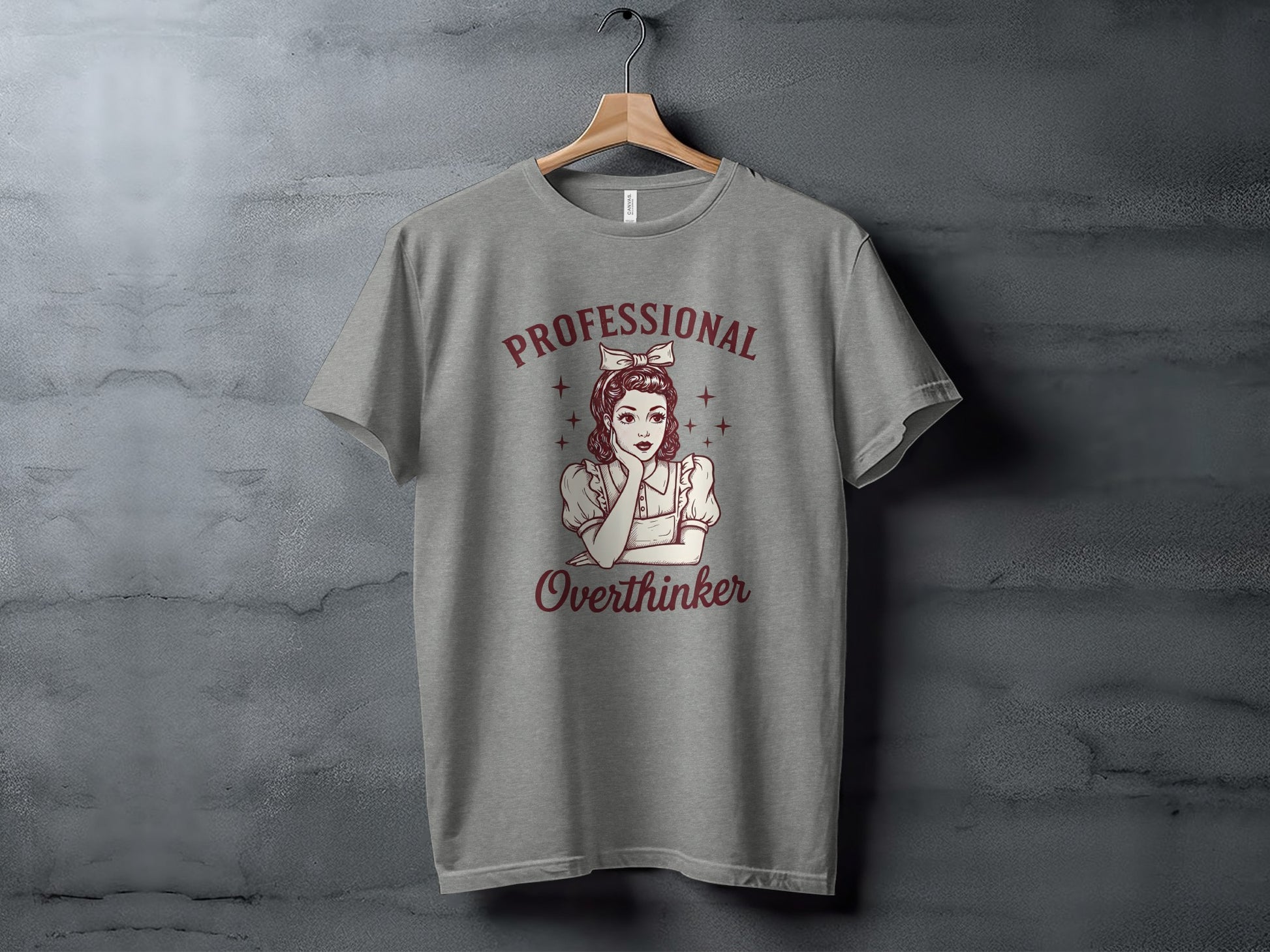 Professional Overthinker Graphic Tee Shirt