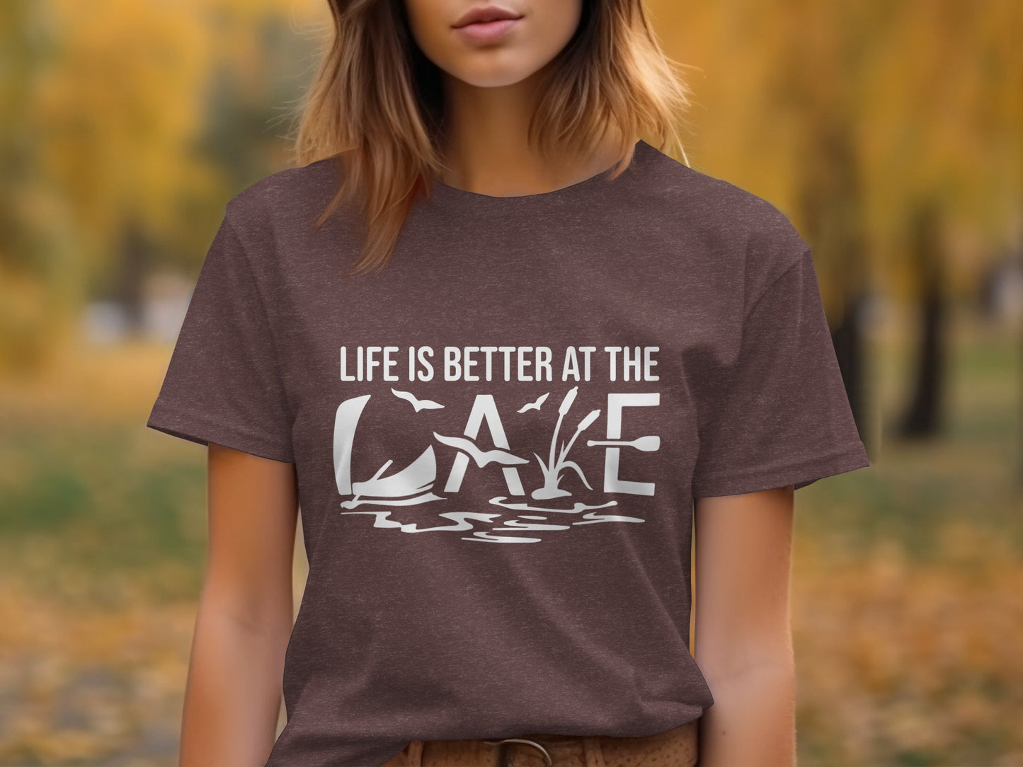 Life Is Better At The Lake Design Graphic Tee T-Shirt T-Shirt - Outdoor & Adventure Collection - Mile Marker 16 Gear by Cloud 16 Clothing Co.