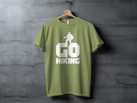 Go Hiking Motivation For Adventurous Hikers T-Shirt T-Shirt - Outdoor & Adventure Collection - Mile Marker 16 Gear by Cloud 16 Clothing Co.