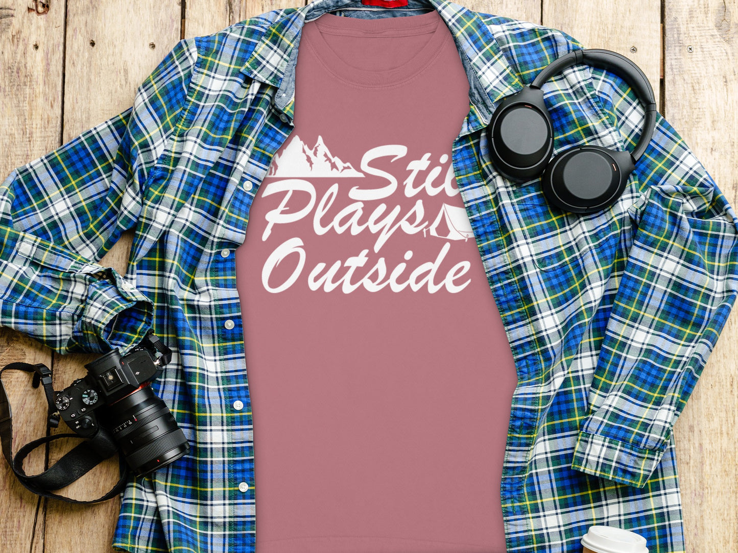 Stick Plays Outside Graphic T-shirt for Adventure Lovers