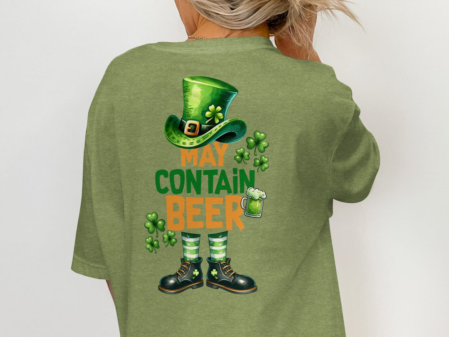 Scrappy Malone's Bar Art, Irish Pub Logo, Vintage Style Print, Other Products, Shamrock Design, Bar Sign T-Shirt - Scrappy Malone's Bar 100-Proof Humor - Cloud 16 Clothing Co.