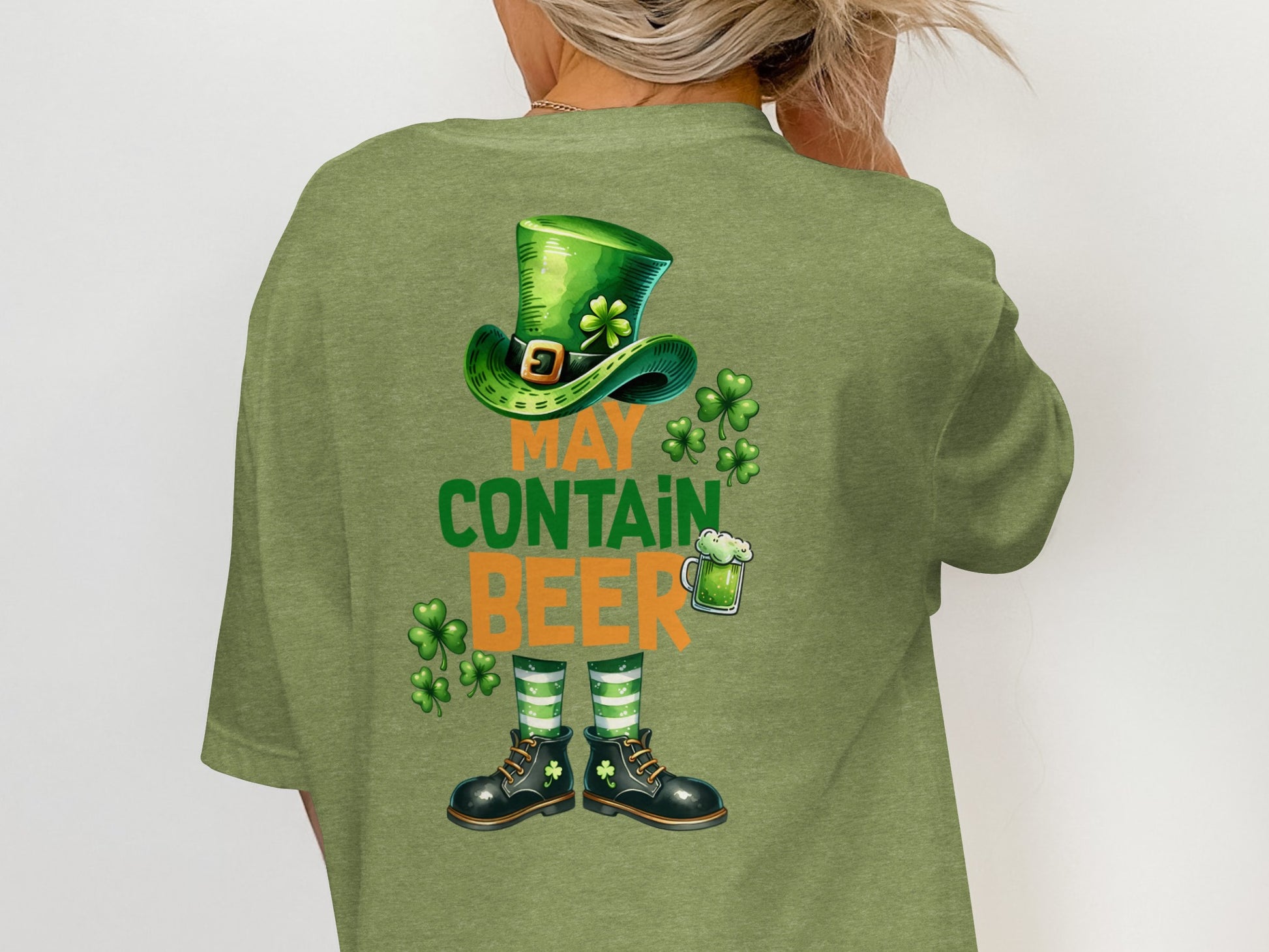 Scrappy Malone's Bar Art, Irish Pub Logo, Vintage Style Print, Other Products, Shamrock Design, Bar Sign T-Shirt - Scrappy Malone's Bar 100-Proof Humor - Cloud 16 Clothing Co.