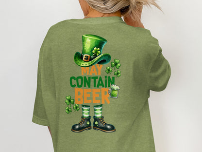Scrappy Malone's Bar Art, Irish Pub Logo, Vintage Style Print, Other Products, Shamrock Design, Bar Sign T-Shirt - Scrappy Malone's Bar 100-Proof Humor - Cloud 16 Clothing Co.